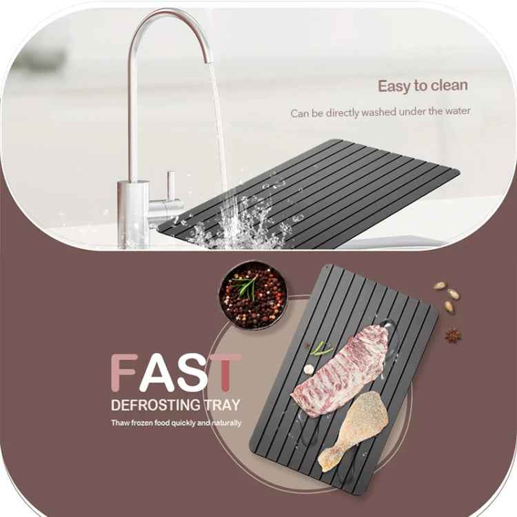 Kitchen Tool Rapid Defrosting Tray Thawing Plate Frozen Food Defrost Without Electricity, Size: 11.6 x 8 inch