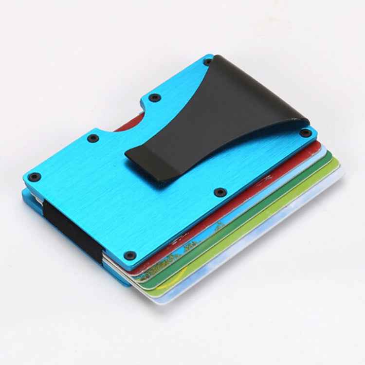 Slim Wallet Money Clip Credit Card Holder, Random Color