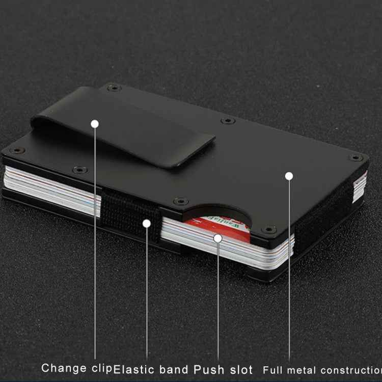 Slim Wallet Money Clip Credit Card Holder, Random Color