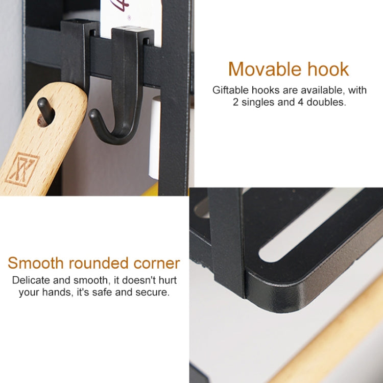 Kitchen Single Layer Magnetic Refrigerator Rack Storage Holder, Single Layer