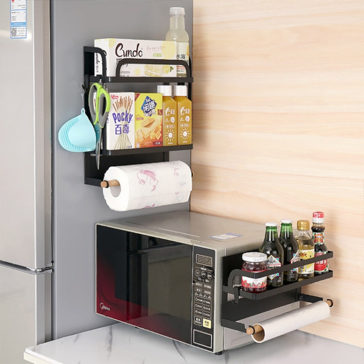Kitchen Single Layer Magnetic Refrigerator Rack Storage Holder, Single Layer
