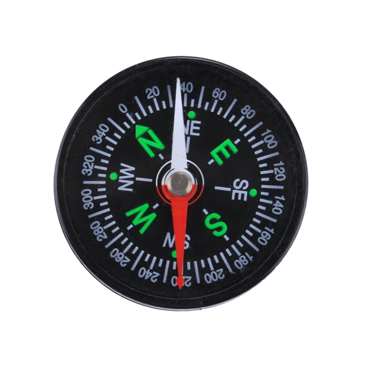10 PCS 40mm Outdoor Sports Camping Hiking Pointer Guider Plastic Compass Hiker Navigation, Random Color Delivery, 40mm