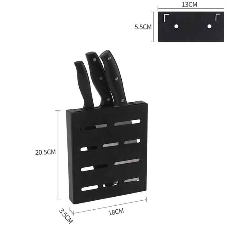 Stainless Steel Wall-mounted Kitchen Rack Hanging Kinfe Holder