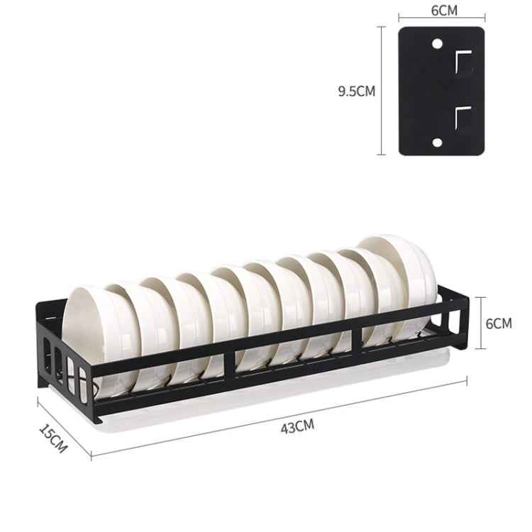 Stainless Steel Wall-mounted Kitchen Rack Hanging Bowl Holder