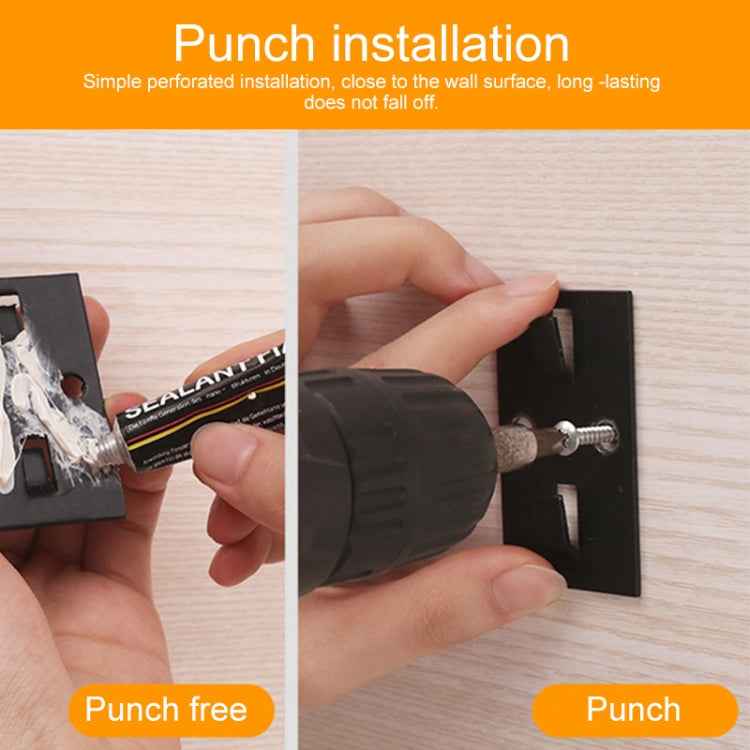 25cm Kitchen Punch-free Wall Mount Seasoning Storage Rack