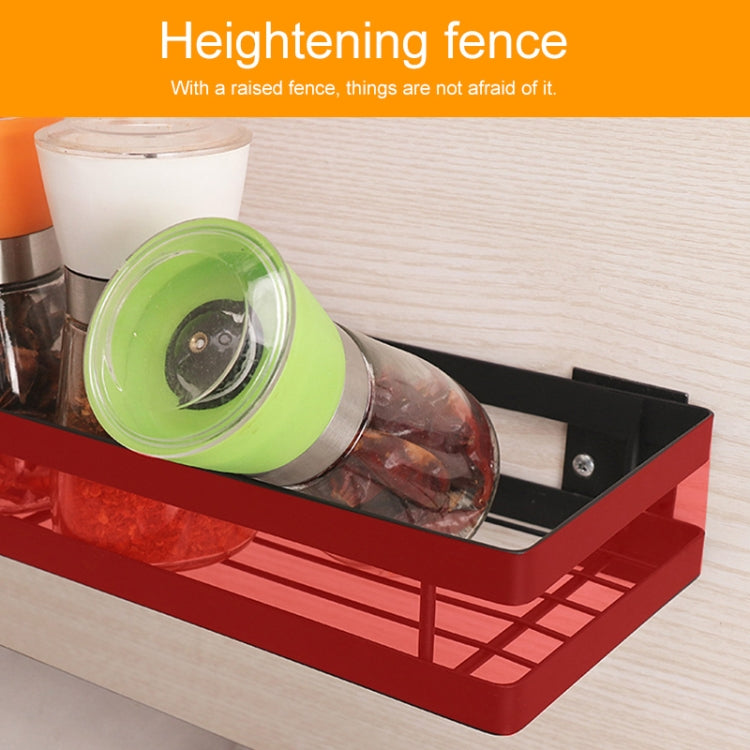 40cm Kitchen Punch-free Wall Mount Seasoning Storage Rack, 40cm