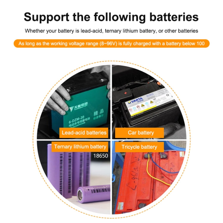 H5 12V-48V Lead-acid Battery Voltage Tester Percentage Voltmeter Gauge Lithium Battery Status Monitor, 12V-48V Blue Light, 12V-48V Green Light, 12V-48V White Light
