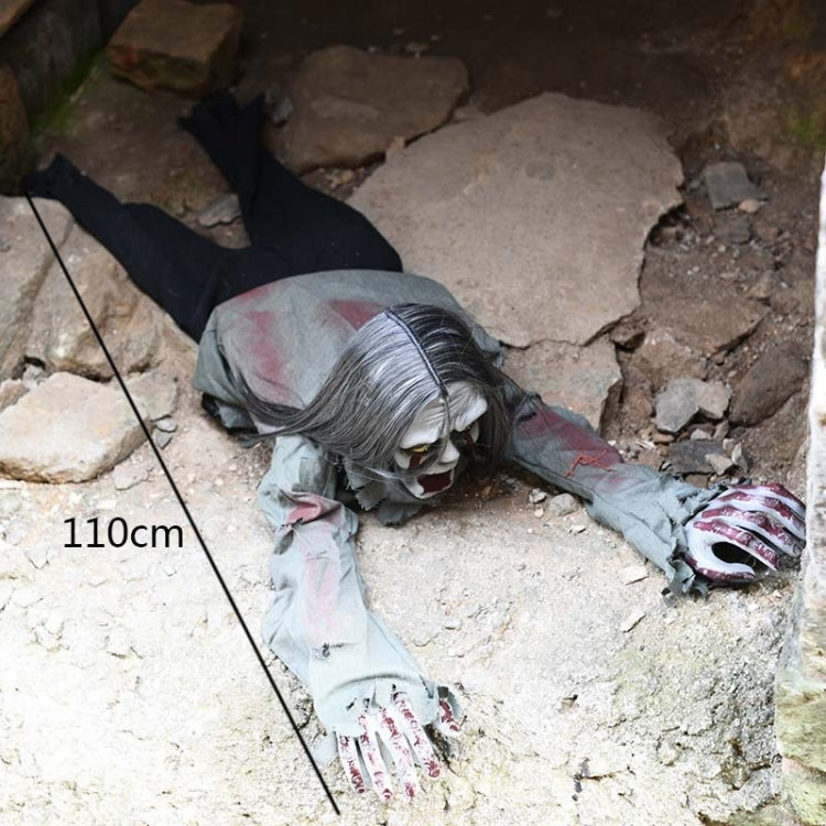 Halloween Decorations Horror Crawling Ghosts Simulation Long Hair Bald head Ghosts, Crawling Ghosts