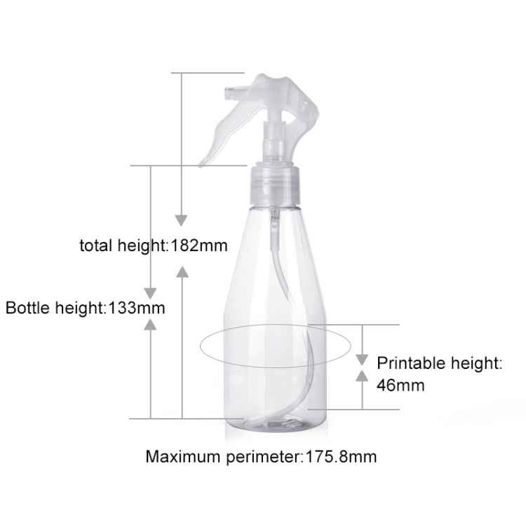 Plastic Spray Bottles Leak Proof with Trigger Sprayer, 200ml