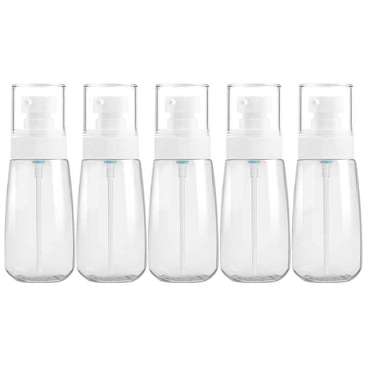 5 PCS Travel Plastic Bottles Leak Proof Portable Travel Accessories Small Bottles Containers, 60ml