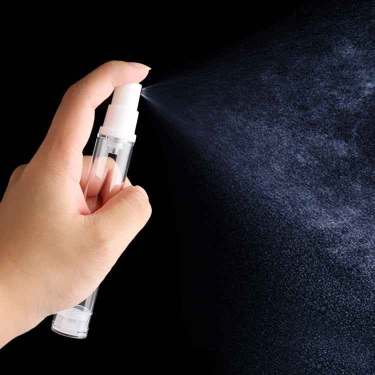 5 PCS Portable Airless Vacuum Pump Bottle Fine Mist Perfume Spray Bottle, 10ml