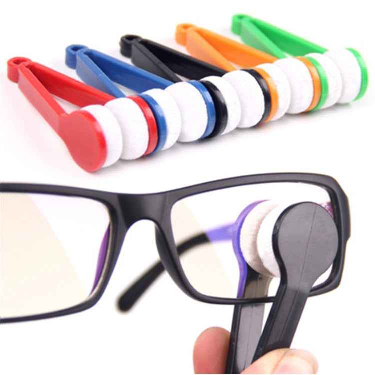 10 PCS Multifunction Portable Glasses Wipe Glasses Clean Wipe Microfiber Cleaning Cloth, Random Color Delivery