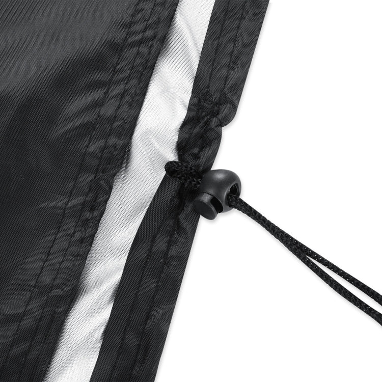 Anti-UV Waterproof Dust-proof 210D Oxford Cloth Folding BBQ Protective Cover Outdoor Gas Charcoal Electric Barbeque Grill Cover, Size: 145*61*117cm(Black), Size: 145*61*117cm
