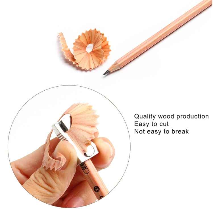 12pcs Drawing Writing Sketch Wooden Pencil Pre-sharpened HB Art Graphite Pencils