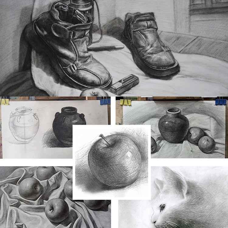 12pcs Drawing Writing Sketch Wooden Pencil Pre-sharpened HB Art Graphite Pencils