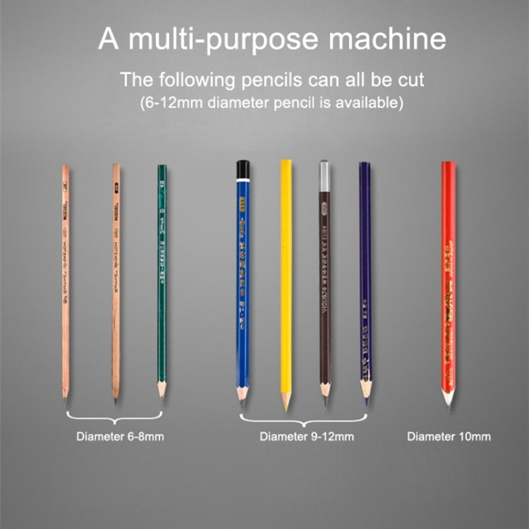 Office School Stationery Battery Operated Dual Slots Electric Colored Pencil Sharpener, Random Color Delivery, Dual Slots Electric Sharpener