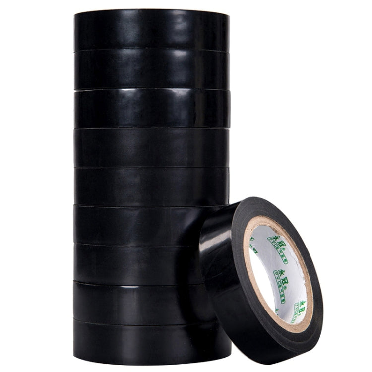 Cinta aislante de PVC impermeable para electricistas, 10 unidades, 16 mm