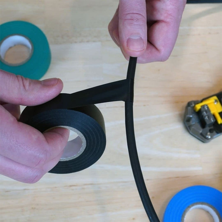 Cinta aislante de PVC impermeable para electricistas, 10 unidades, 16 mm