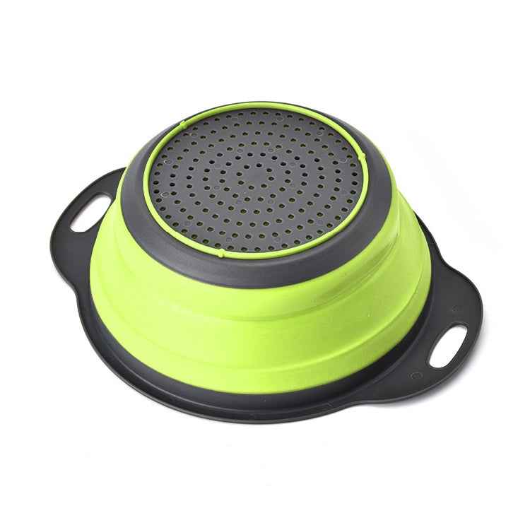 Creative Folding Vegetables Fruits Storage Basket Organizer Drain Basket, L, Size: 29.5*23.5*10cm