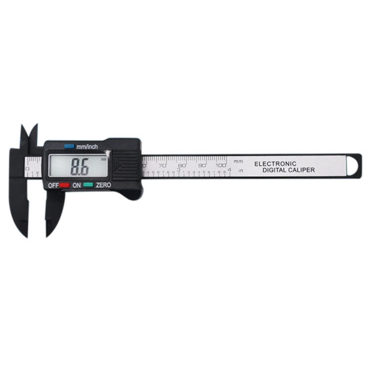 Plastic Fiber Digital Display Vernier Caliper, Measure Range: 100mm (4 inch), Plastic Box Packing, 4 inch Caliper