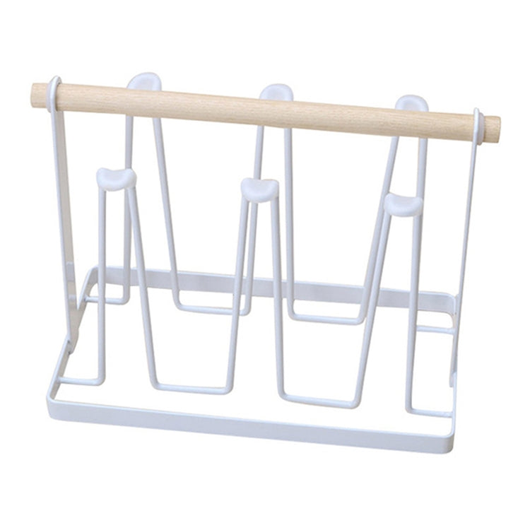 Iron Kitchen Cup Holder Drain Shelf