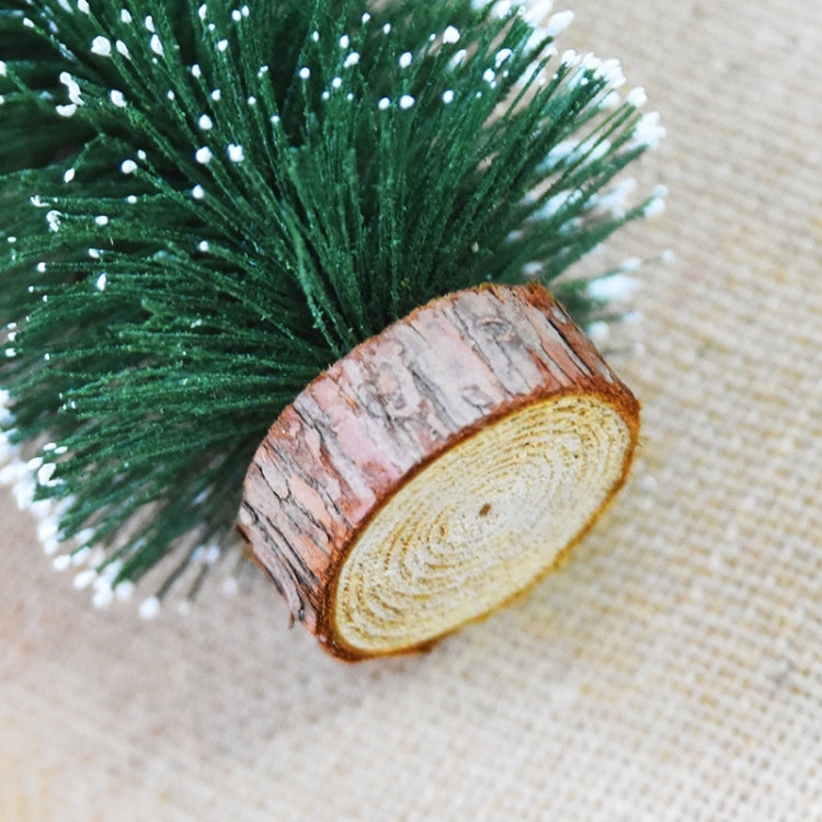 Árbol de Navidad artificial de escritorio con decoración navideña de 20 cm, 20 x 9 cm