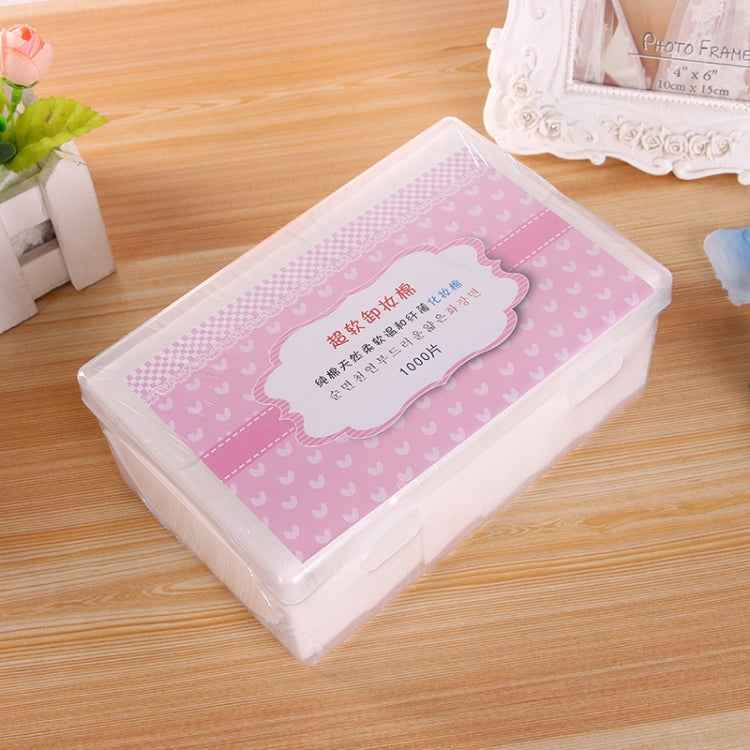 1000 PCS Soft Thin Makeup Facial Cotton Puff Pads