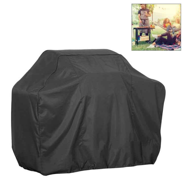 Outdoor Anti-UV Waterproof Dust-proof 210D Oxford Cloth BBQ Square Protective Bag Charcoal Barbeque Grill Cover, Size: 145x61x117cm