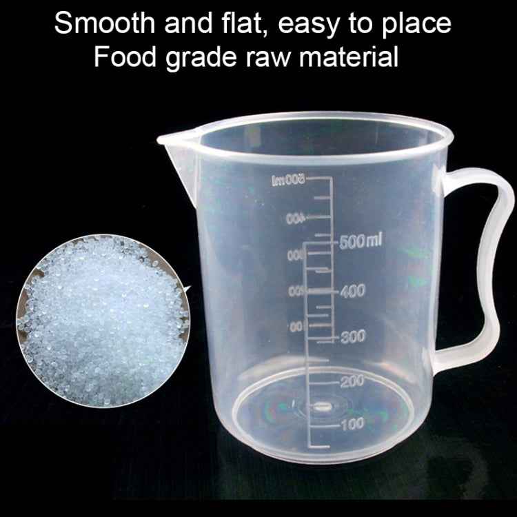 500ml Thin Section PP Plastic Flask Digital Measuring Cup Cylinder Scale Measure Glass Lab Laboratory Tools