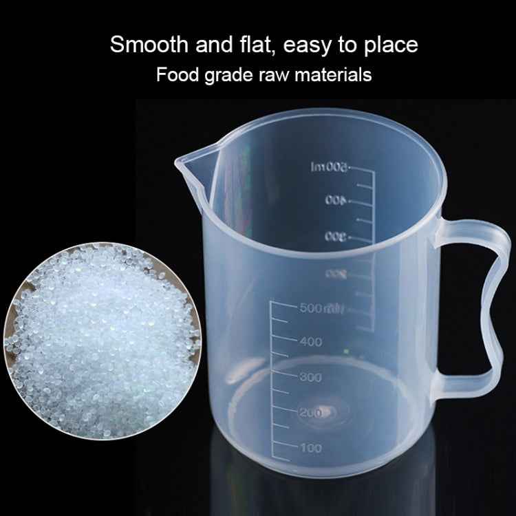 500ml PP Plastic Flask Digital Measuring Cup Cylinder Scale Measure Glass Lab Laboratory Tools