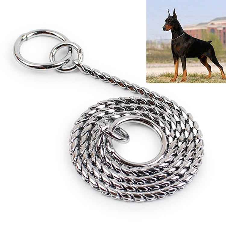 35cm Pet P Chain Pet Collars Pet Neck Strap Dog Neckband Snake Chain Dog Chain Solid Metal Chain Dog Collar