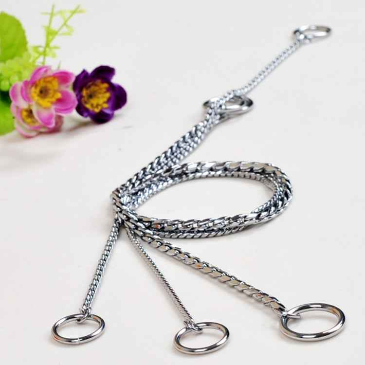 60cm Pet P Chain Pet Collars Pet Neck Strap Dog Neckband Snake Chain Dog Chain Dog Collar
