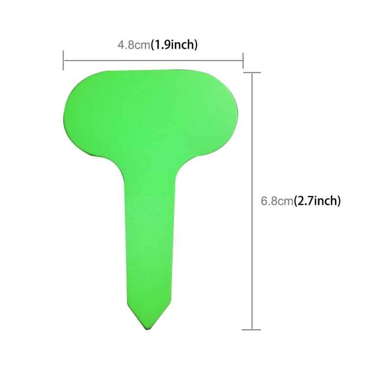 100PCS Floral Label Gardening Label Waterproof small card Insert Label Potted Label,Random Color Delivery