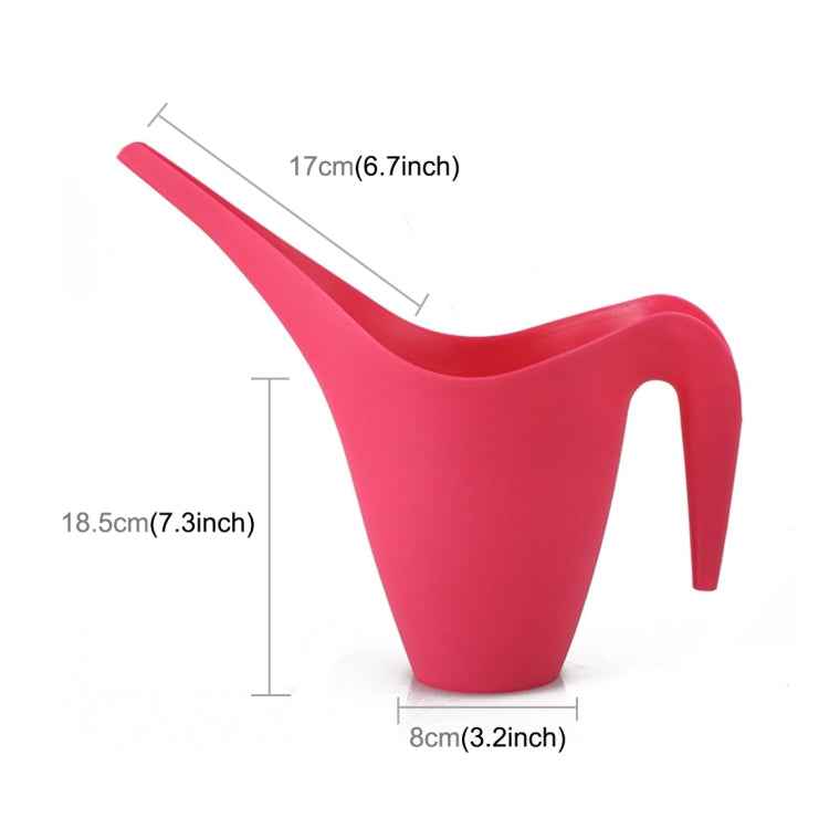 Long Mouth Watering Pot Plastic Sprinkler Pouring Pots,Capacity: 1.8L,Random Color Delivery