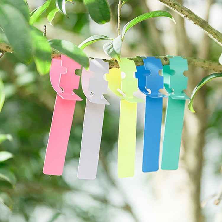 50 PCS Waterproof Label Floral Plant Label Gardening Label,Random Color Delivery