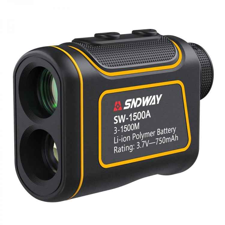 SNDWAY SW1500A Handheld Outdoor Waterproof Telescope Range Finder Distance Measurer, 1500m