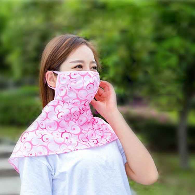 Summer Scarves Anti-UV Mask Riding Neck Protector Breathe freely Outdoor Sunscreen Mask,Random Color Delivery, Anti-UV Mask