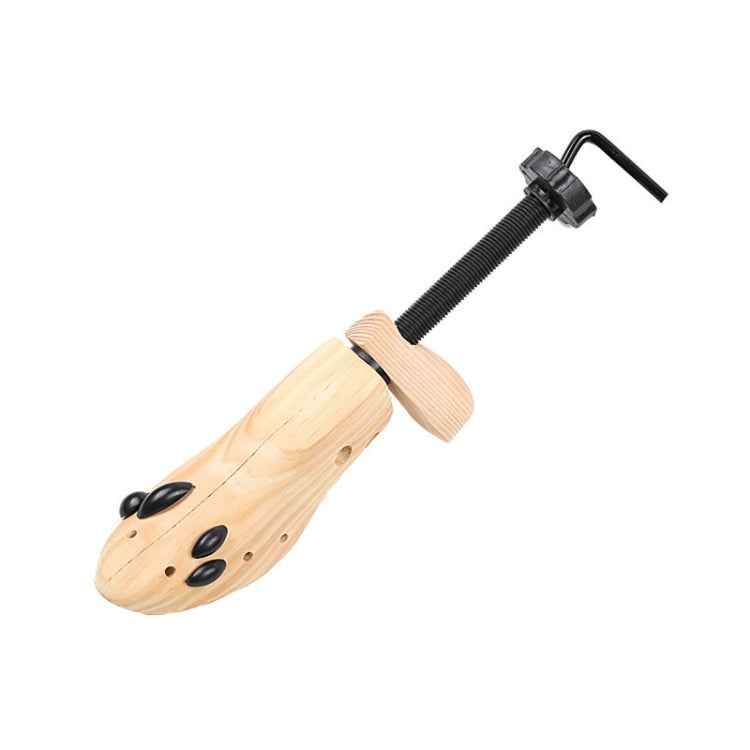 Pine Wood Unisex Fixed Fits Support Stretcher Shaper Shoes Expander , Size: S(34-37Yards)