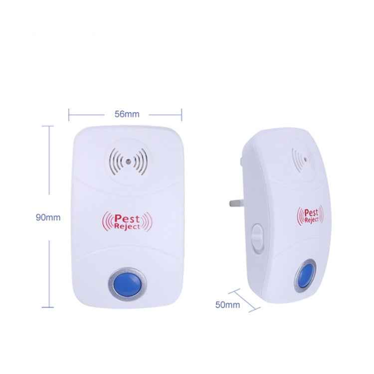 Electronic Ultrasonic Mosquito Rat Pest Control Repeller with LED Light, US Plug, AC90V-250V