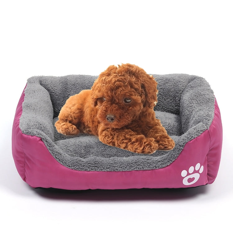 Candy Color Four Seasons Genuine Warm Pet Dog Kennel Mat Teddy Dog Mat, Size: L, 66×50×14cm, Size: L