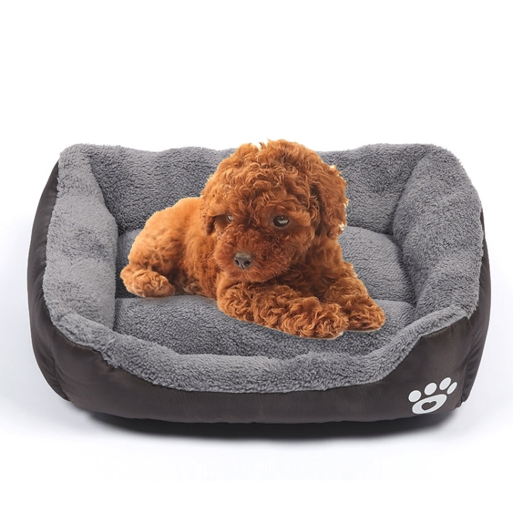 Candy Color Four Seasons Genuine Warm Pet Dog Kennel Mat Teddy Dog Mat, Size: XL, 80×60×16cm, Size: XL