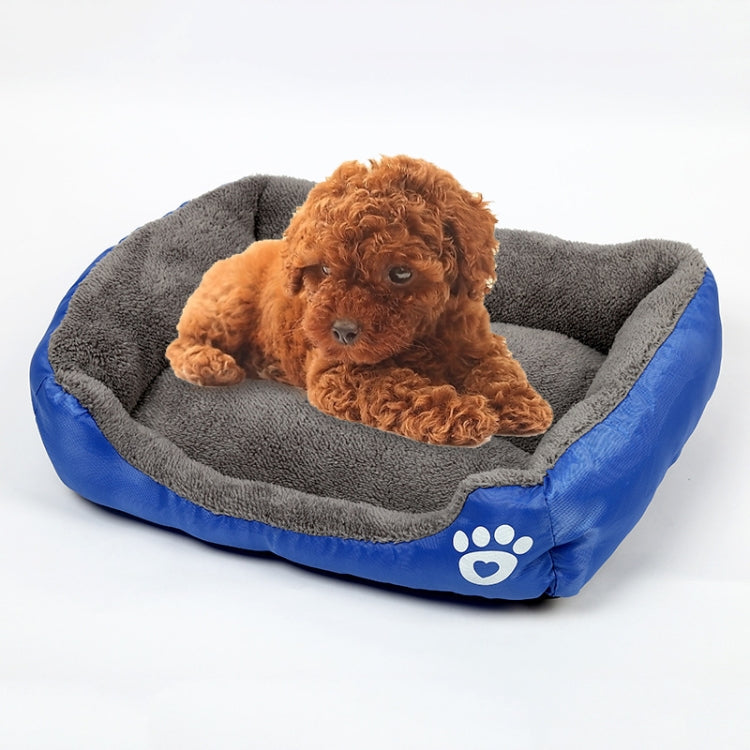 Candy Color Four Seasons Genuine Warm Pet Dog Kennel Mat Teddy Dog Mat, Size: XL, 80×60×16cm, Size: XL
