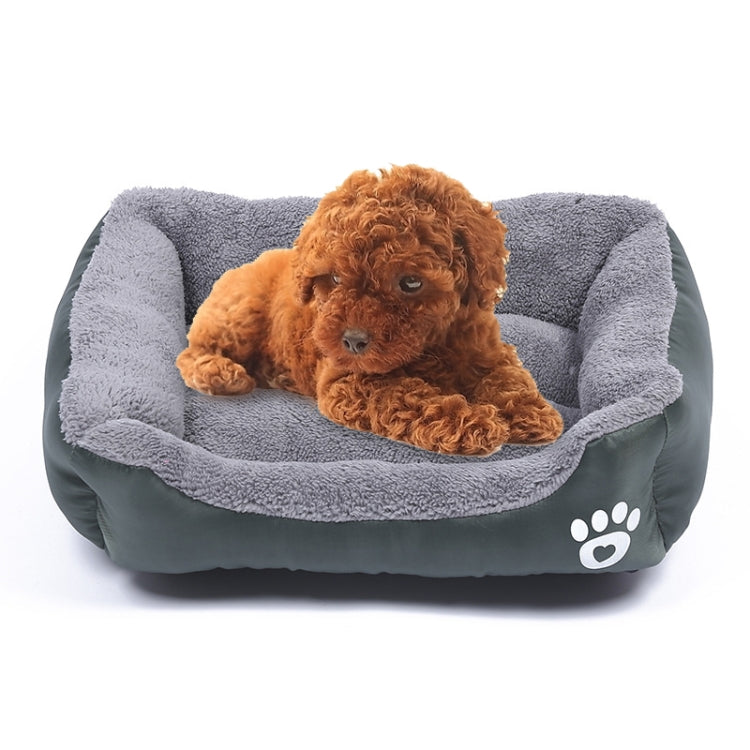 Candy Color Four Seasons Genuine Warm Pet Dog Kennel Mat Teddy Dog Mat, Size: XL, 80×60×16cm, Size: XL