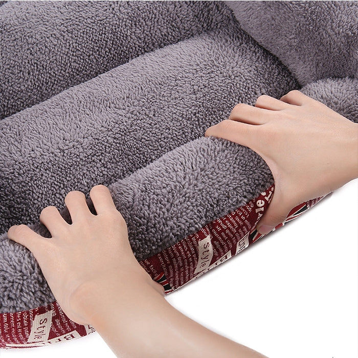 Candy Color Four Seasons Genuine Warm Pet Dog Kennel Mat Teddy Dog Mat, Size: XL, 80×60×16cm, Size: XL