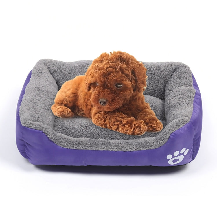 Candy Color Four Seasons Genuine Warm Pet Dog Kennel Mat Teddy Dog Mat, Size: XL, 80×60×16cm, Size: XL