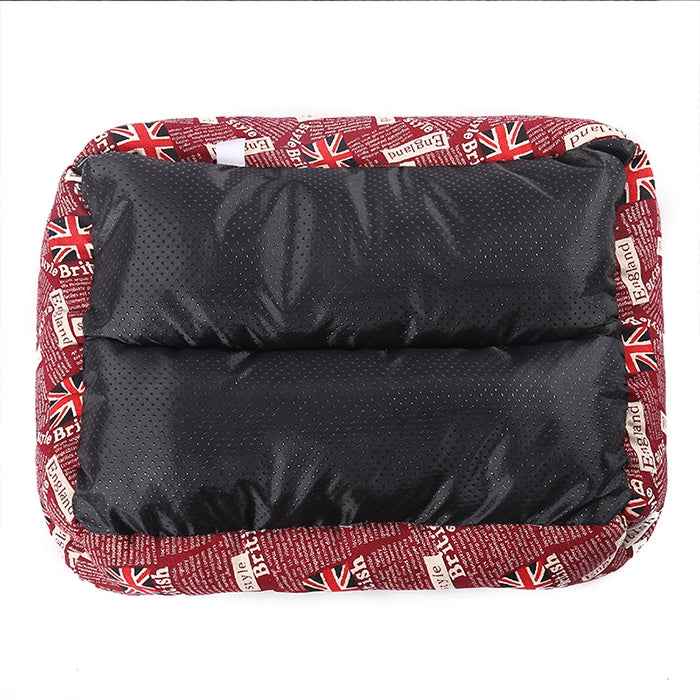 National Flag Four Seasons Genuine Warm Pet Dog Kennel Mat Pet Bed, Size: M, 54×42×12cm
