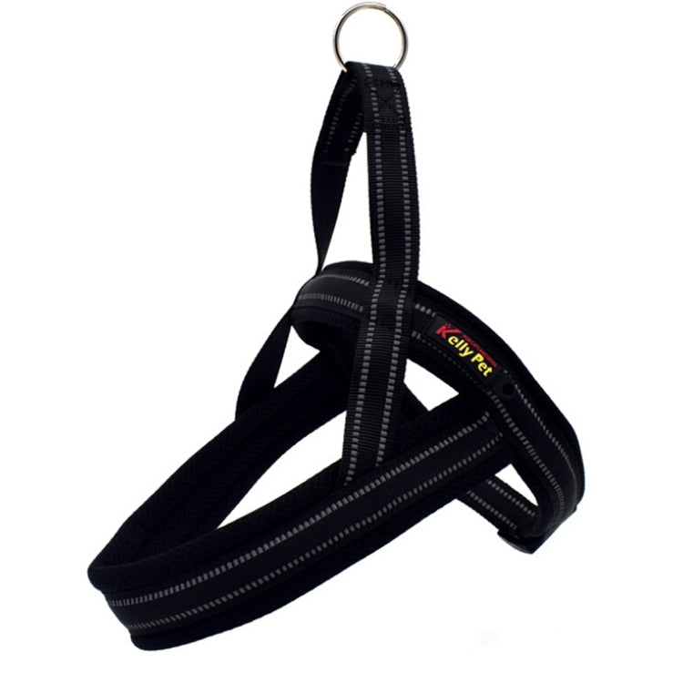 Pet Dogs A7 Reflective Polyester Chest Harness Lead Leash Traction Big Dogs Safety Chain Rope Collar, Size: S, 2.0*50*62cm, Size: S, 2.0*50*62cm
