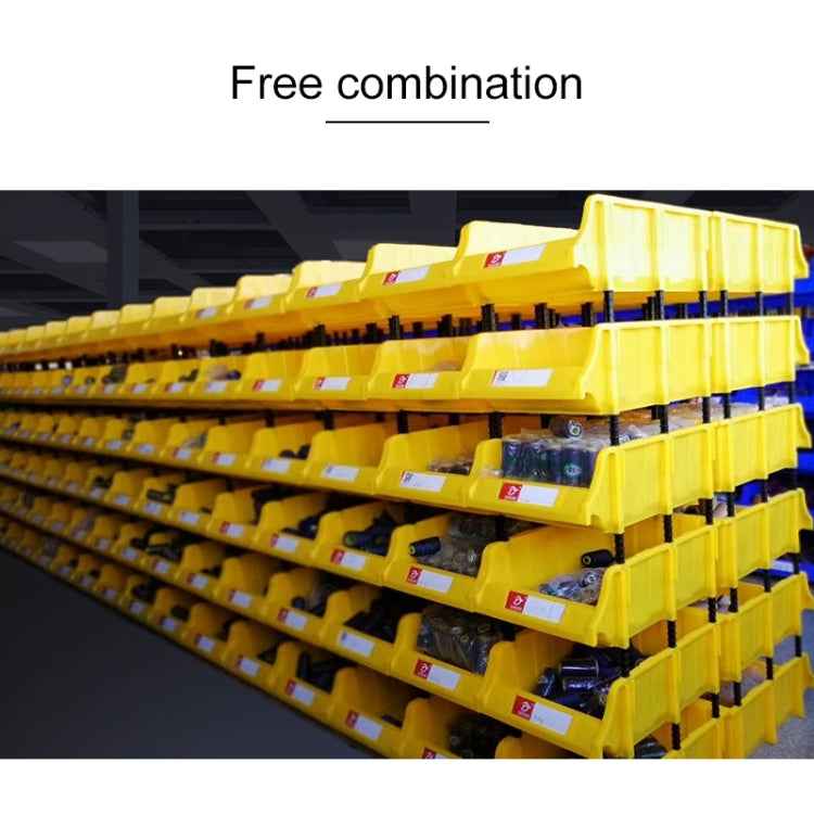 Thickened Oblique Plastic Box Combined Parts Box Material Box, Random Color Delivery, Size: 25cm x 15cm x 12cm