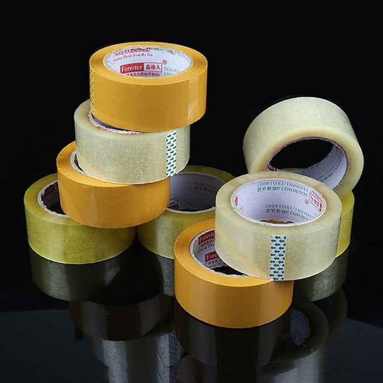 45mm Width 25mm Thickness Package Sealing Packing Tape Roll Sticker