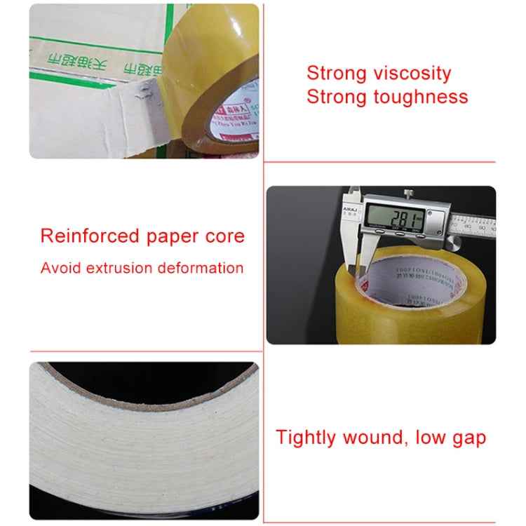 48mm Width 15mm Thickness Package Sealing Packing Tape Roll Sticker